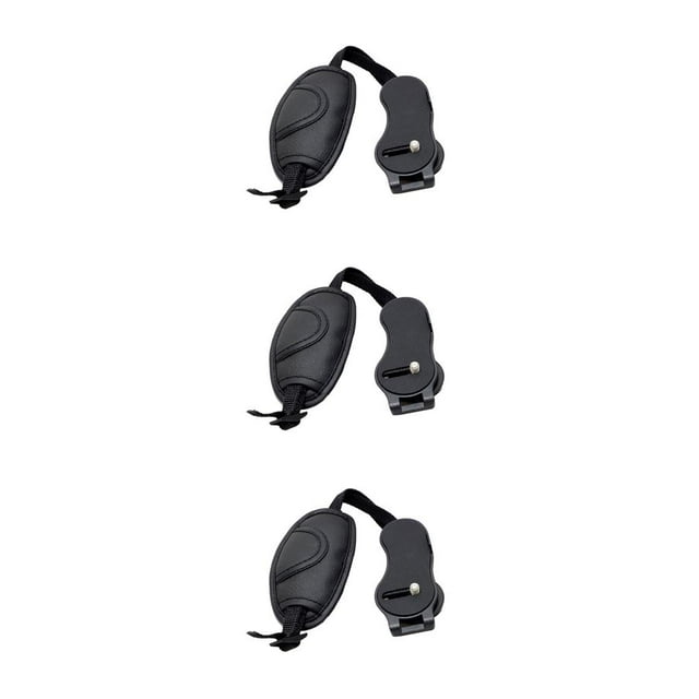 Methold Correa de muñeca con empuñadura de cuero para cámaras DSLR adecuada para (negro) Type2 NO2