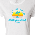 thumbnail image 4 of Inktastic Summer Enjoy the Sunshine Huntington Beach California Blue Women's T-Shirt, 4 of 5