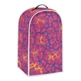 thumbnail image 2 of HELLHERO Coffee Machine Dust Cover Washable with Univesal 15.94"H x 9.45"L x 7.28"W Hand Strap, Abstract Neuron Pattern Pink, 2 of 6