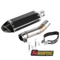thumbnail image 2 of Silenciador Deslizante ANGGREK Del De Escape De La Motocicleta Con DB Killer + Tubo Medio Apto Para CBR500R CB500F CB500X 2013-2015, 2 of 7
