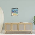 thumbnail image 2 of Stupell Industries Surf Pup Happiness in Waves Graphic Art Luster Gray Floating Framed Canvas Print Wall Art, Design by Paul Brent, 2 of 6