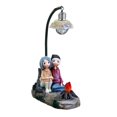 thumbnail image 2 of Estatua de pareja de resina, luz de noche para dormitorio, sala de estar, manualidades de resina, fogata Hoguera Yuyangstore luz de noche junto a la cama, 2 of 8