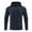 Dark Blue, variant on ZUKMRJPC Men Full Zip Athletic Jacket Slim Fit Quick Dry Fleece Lined Warm Hoodies Casual Lightweight Outdoor Athletic Running Jacket