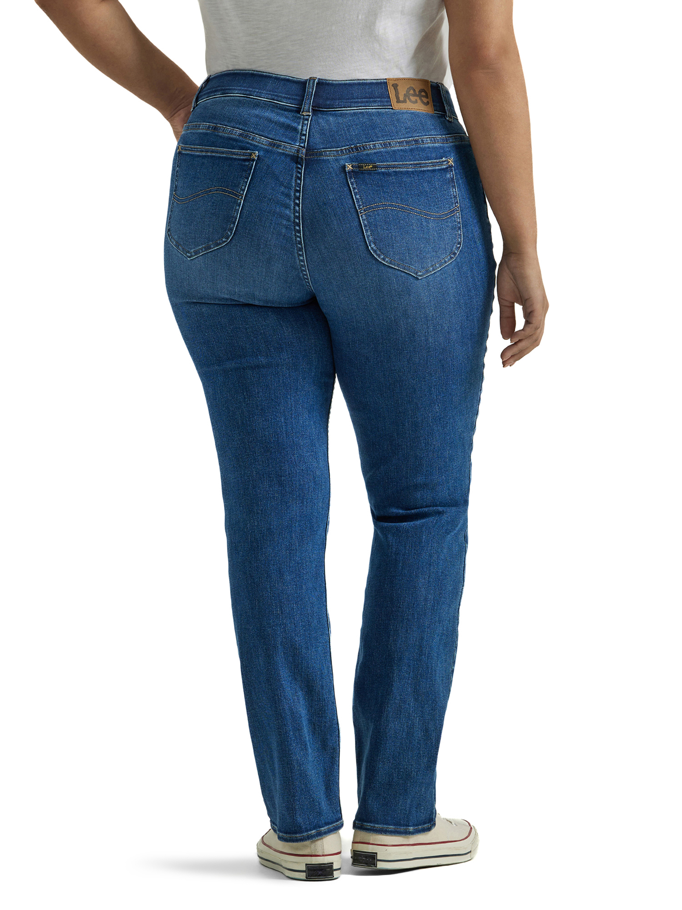 Lee® Women's Plus Ultra Lux Comfort with Flex Motion Straight Leg Jean