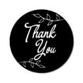 thumbnail image 1 of Darling Souvenir Round 45 Pcs Leaf Vines Thank You Stickers Black Wedding Envelope Seal-1.6 Inches, 1 of 4