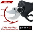 thumbnail image 4 of Electric Pruning Shear Professional Cordless Brushless Pruner Battery Powered Tree Branch Pruner Durable Branches Scissor Tool 35mm Max 4 Gear Adjustable for Gardening Tree, 4 of 11