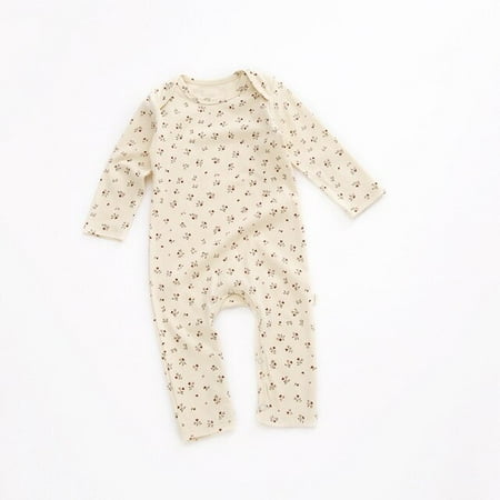 

CoCopeaunt 0-12M Newborn Baby Clothes Autumn Baby One-Pieces Baby Long-Sleeved Cotton Jumpsuit For Boys And Girls Romper Baby Onesie