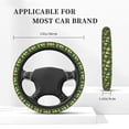 thumbnail image 3 of Vsdgher Pizza Pattern Elastic Car Steering Wheel Cover,Car Wheel Cover Protector Car Accessory for Steering Wheel with a Diameter of 14.5"-15", 3 of 6