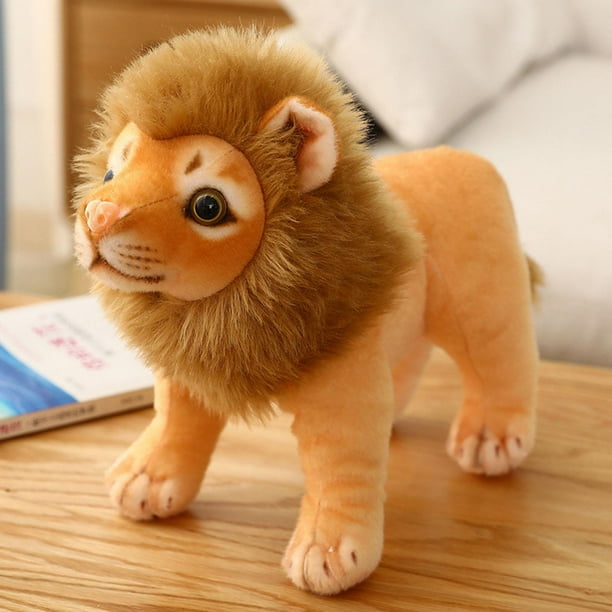 Stuffed Lion Toys Pillow Children Christmas Gifts photo Props Standing 23cm Walmart