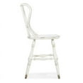 thumbnail image 3 of Beaumont Lane 24" Wooden Spindle Back Counter Stool in Chalky White, 3 of 3
