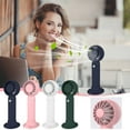 thumbnail image 2 of ESULOMP Summer Cool High Power Turbo Small Fan USB Desktop Stand Handheld Fan, 2 of 5