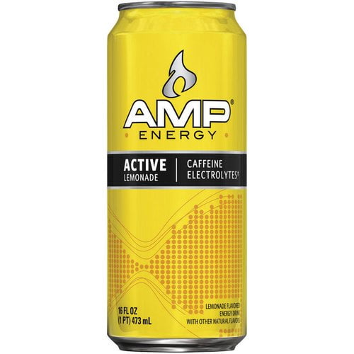 AMP Energy Active Lemonade Energy Drink, 16 Fl. Oz.