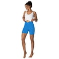 thumbnail image 4 of Pantalones cortos moteros Sunzel Sunzfly Crossover para mujer, color azul, talla L, 4 of 6