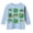 1-Light Blue237, variant on WOYY Toddler Girls St. Patrick's Day Long Sleeve T-Shirt Clover Graphic T Shirt, Sizes 3-13