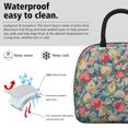 thumbnail image 3 of Obrewu Pioneer Flower Lunch Bag for Adult, Insulated, Leakproof, Oxford Cloth, 3 of 7
