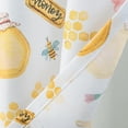thumbnail image 2 of dinii Vegetables Slub Kitchen Curtains Window Tier Valance Set Farmhouse Short Café Bathroom Window, 2 of 6