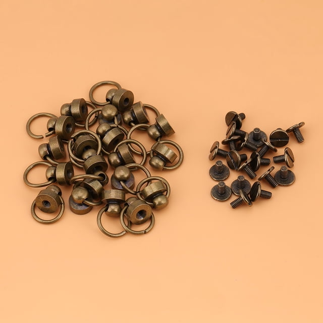 Leather Craft Rivets, Beautiful Color Brass Nail Rivet, Durable Belts Clothes Making For Leather Crafts For Art