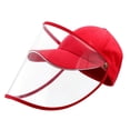 thumbnail image 3 of Sombrero Reversible Hugo Gorra de Béisbol Facial Rojo, 3 of 10