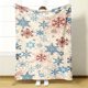thumbnail image 5 of Christmas Throw Blanket Super Soft Flannel Fleece Plush Warm Bed Sofa Blanket for Winter Decor, Holiday Gift, Cozy Home Decorations, Couch Cover, Festive Bedding Accessory, 5 of 6