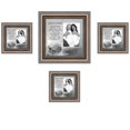 thumbnail image 2 of Picture Frame Set, 4 Piece Customizable Multi pack, 1-8x8, 3-4x4, for Instagram Photo Wall Gallery or Tabletop Display, 2 of 6