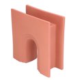 thumbnail image 1 of Jarrones de cerámica para flores, floreros geométricos de color naranja para decoración, jarrones de cerámica de alto rendimiento, 1 of 12