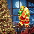 thumbnail image 5 of Hometravel Christmas Window Hanging Lights, LED Suction Cup Light Decor, Battery Operated Window Stickers for Shop, Home, Seasonal Display, 5 of 5