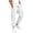White # Boys Pants, variant on Falkdiz Boys Cargo Pants Drawstring Sport Pockets Stylish Relaxed fit Winter Elastic Waist Pantalones Trousers for Boys, White, Size: 5-6 Years