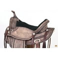 thumbnail image 4 of 17 In Western Horse Saddle American Leather Treeless Trail Pleasure Hilason, 4 of 7