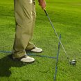 thumbnail image 3 of 2 Pack Golf Alignment Stick Golf Alignment Sticks Collapsible Golf Practice Rods Swing Trainer Tools Golf Swing Training Tool Orange, 3 of 6