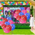 thumbnail image 3 of Rainbow Rangers Birthday Party Supplies Balloons Plates Decoration Cake Topper Decor Tableware Banner Backdrop, 3 of 8