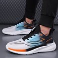 thumbnail image 5 of Men's Gradient Color Lightweight Running Shoes, Breathable Mesh Athletic Sneakers, 5 of 10