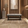 Wooden Shoe Changing Bench with Cushion Entryway Storage - Walmart.com