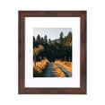 thumbnail image 2 of FungYuan 3PACK 11x14 Wood Picture Frame , Display Photo 11x14 Matted to 8x10 Wall Frame, Brown, 2 of 5