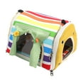 thumbnail image 2 of Stgfyxgs Bird Nest House Parrot Breeding Box Decorative Transparent Window Hideaway Parrot Sleeping Bed for Parakeet s Cockatiels Large, 2 of 9