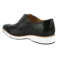 thumbnail image 4 of LIBERTYZENO Mens Finest Leather Crocodile Texture Casual Oxford Dress Shoes, Black, 9, 4 of 8