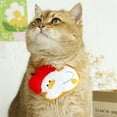 thumbnail image 5 of Gardjoe Embroidered Apple Duck Hot Dog Pet Bib with Adjustable Neckband and Soft Plush Fabric for Cats Small Dogs Saliva Towel, 5 of 7