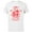 White, variant on Star Wars R2-D2 and C-3PO Christmas Nordic Print Red - Short Sleeve Cotton T-Shirt for Adults - Customized-Black