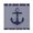 Navy-anchor Stripes, variant on Iauyy Satin Napkins Set of 1- Navy-anchor Stripes DIY Printing Decoration Cloth Napkin- Easy Care for Home/Party