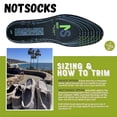 thumbnail image 4 of NotSocks Sockless Insole Covers for Flats & Shoes - No Show Odor-Free Shoe Liners - Heather Gray (1-Pack), 4 of 8