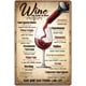 thumbnail image 1 of Letreros de metal con vinos, letreros de chapa con vinos de todo el mundo, buen vino, buen amigo, letreros divertidos, placa, letrero de chapa con vino, arte de pared, 1 of 9
