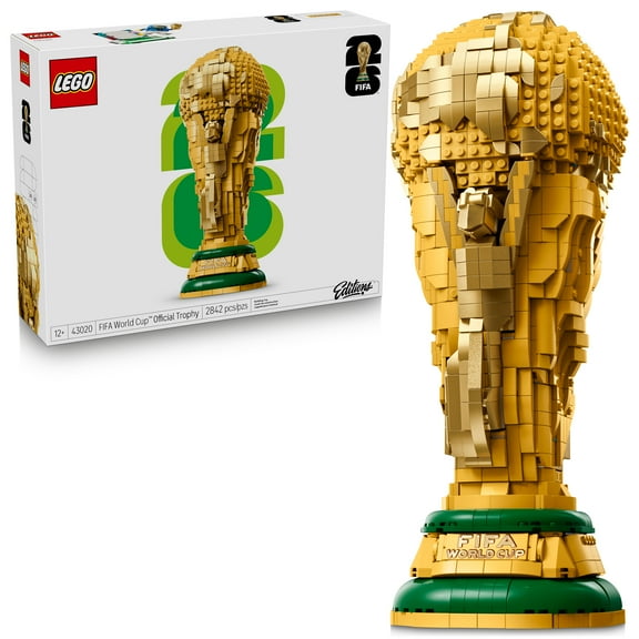 LEGO Editions FIFA World Cup Official Trophy Building Set - Kit for Display in Bedroom, Home Office, Book Shelf - Soccer Fans Collectible - W/ World Cup 2026 Minifigure - Gift for Fans - 43020