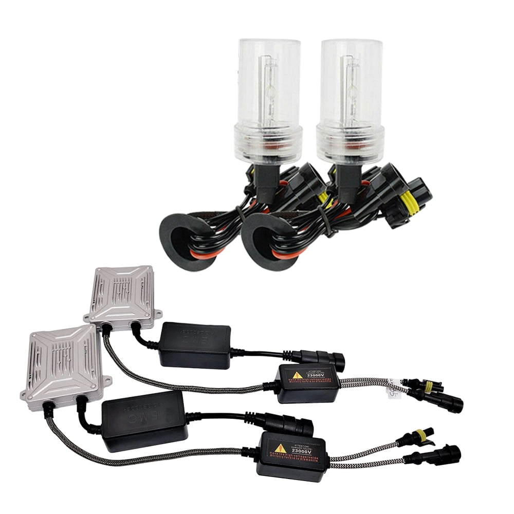 Aliens 55W 9007/9004 HID Headlight Kit Bulbs & CANBUS Ballast Quick Start 10000k 