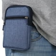thumbnail image 1 of Poche Universelle pour Téléphone Portable Fermeture Éclair Denim Mode pour une Pratique Quotidienne, 1 of 3