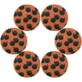 thumbnail image 3 of GZHJMY Halloween Cat Round Placemats Set of 6, Non-Slip Table Mats Washable Heat Resistant Place Mats for Kitchen Dining Table Home Decor,15.4 Inch, 3 of 7