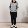 thumbnail image 5 of DHFJKG Women's Sweatsuits 2 Piece Outfits Long Sleeve Hoodie And Joggers Ankle-Tied Sweatpants With Pockets Loungewear Sets Soft Outfit, 5 of 6