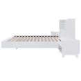 thumbnail image 3 of Nexera Harper Ensemble de Chambre à Coucher Plateforme Flottante 4 Pcs, Blanc, Double, 3 of 8
