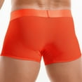 thumbnail image 4 of Kopltyrfg Mens Boxer Shorts Spandex Soft Mens Underwear Trunks Short For Male Orange 2XL, 4 of 4
