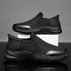 thumbnail image 5 of Flash Zapatos Casuales Mocasines Lona Gran Tamaño para Hombres Zapatos Tela Sin Cordones para Hombres (negro 41), 5 of 9