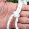 thumbnail image 2 of SKISUNO Professional White Basketball Net Made with Heavy Duty Polyester for Standard Rims, 2 of 7