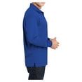 thumbnail image 3 of Yellow Rooster Men's Long Sleeve Micropique Sport-Wick Polo Shirt True Royal 4XL, 3 of 8